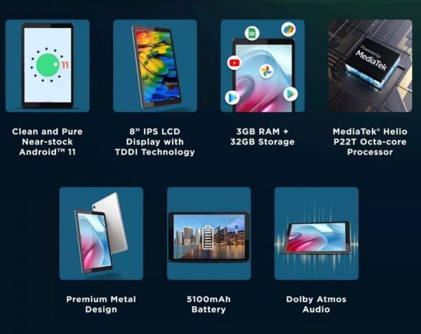 <br />
						Moto Tab G20: планшет с 8-дюймовым экраном, батареей на 5100 мАч, стереодинамиками и «чистым» Android за $148<br />
					