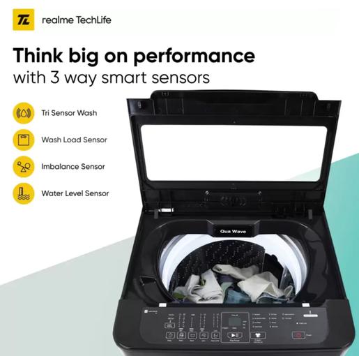 <br />
						Неожиданно: Realme представила свою первую стиральную машину с вертикальной загрузкой и объёмом до 8 кг<br />
					