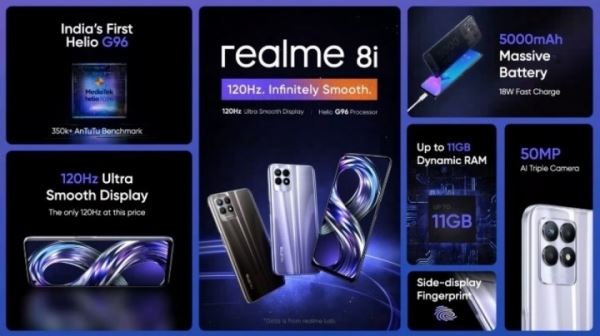 <br />
                            Представлены realme 8i и realme 8s 5G: достойные смартфоны среднего уровня<br />
                        